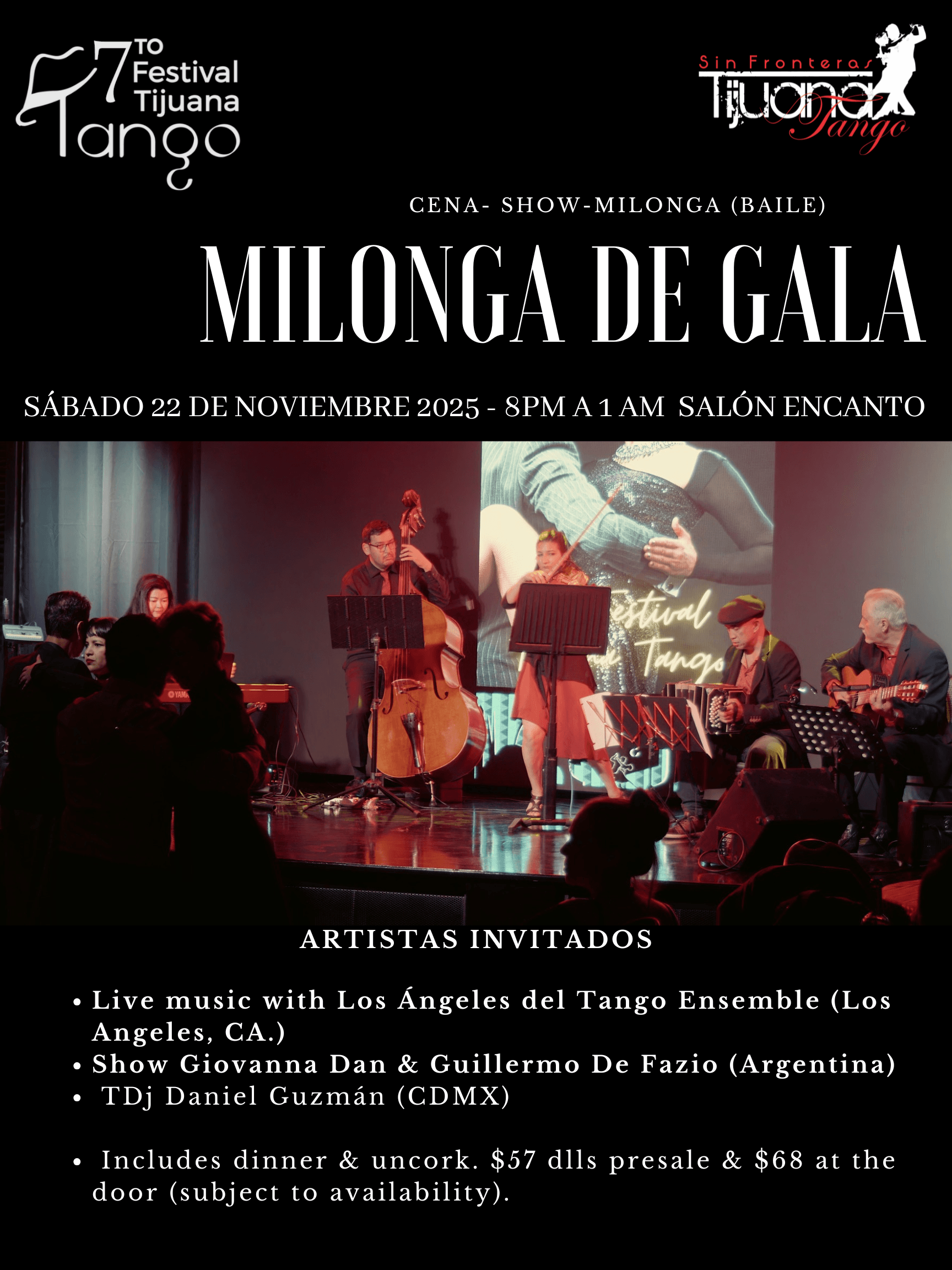 Milonga de Gala 7mo Festival Tijuana Tango